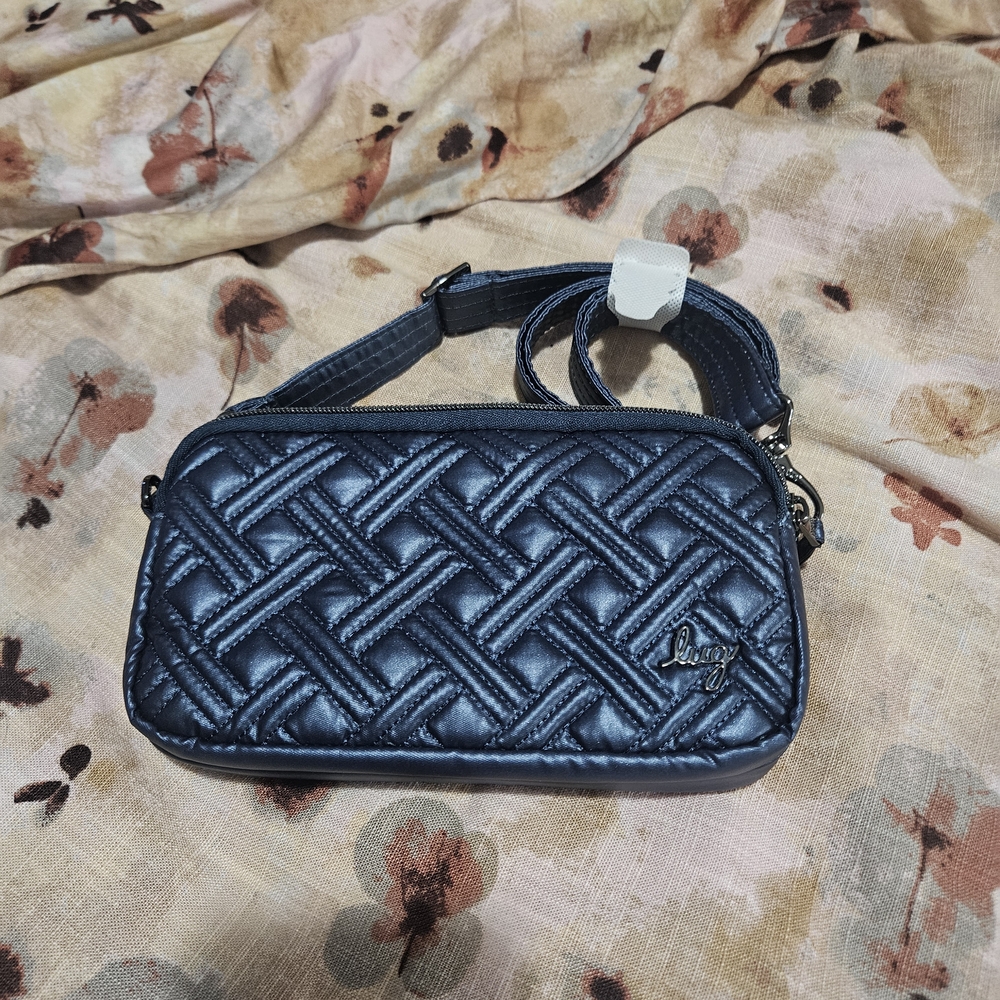 Quilted Crossbody Bag - Black